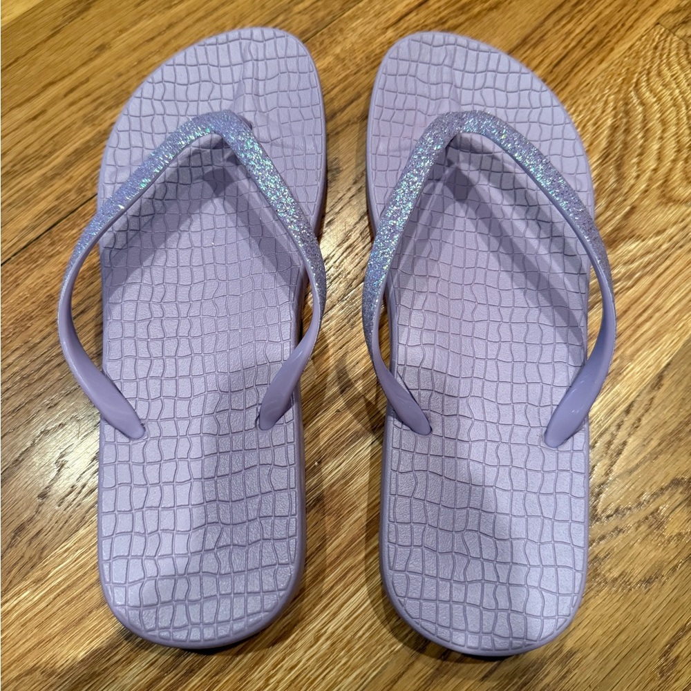 Lavender Flip Flops